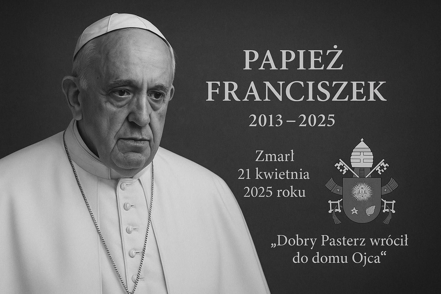 RÓŻANIEC ZA ŚP. PAPIEŻA FRANCISZKA.