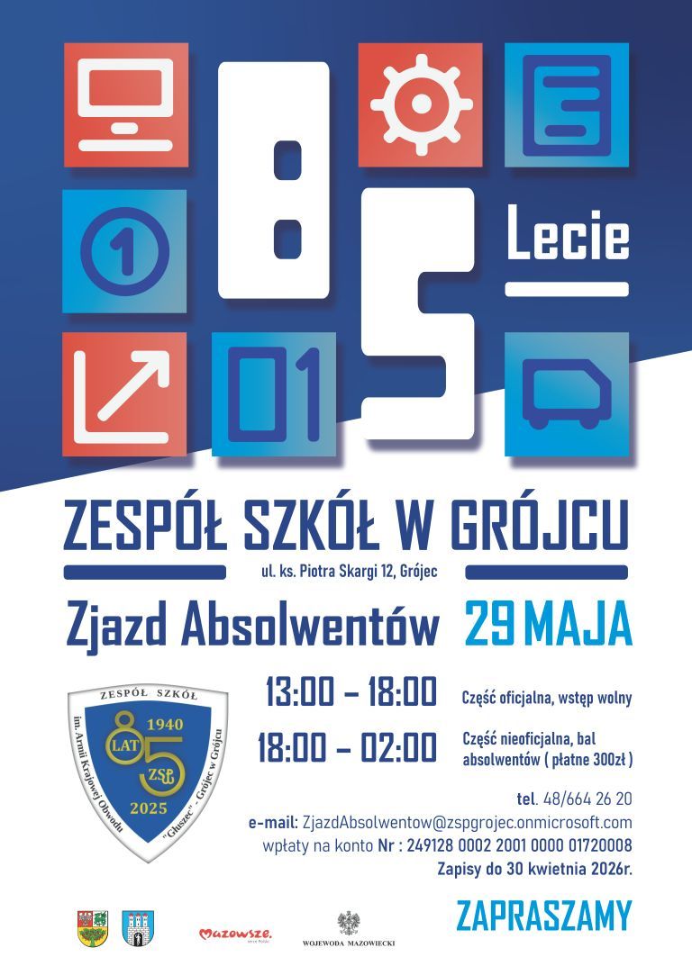 III Zjazd Absolwentów Zespołu Szkół im Armii Krajowej Obwodu "Głuszec" w Grójcu.