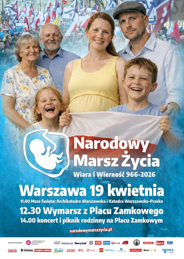 NARODOWY MARSZ ŻYCIA - Niedziela 19 kwietnia 2026 r.